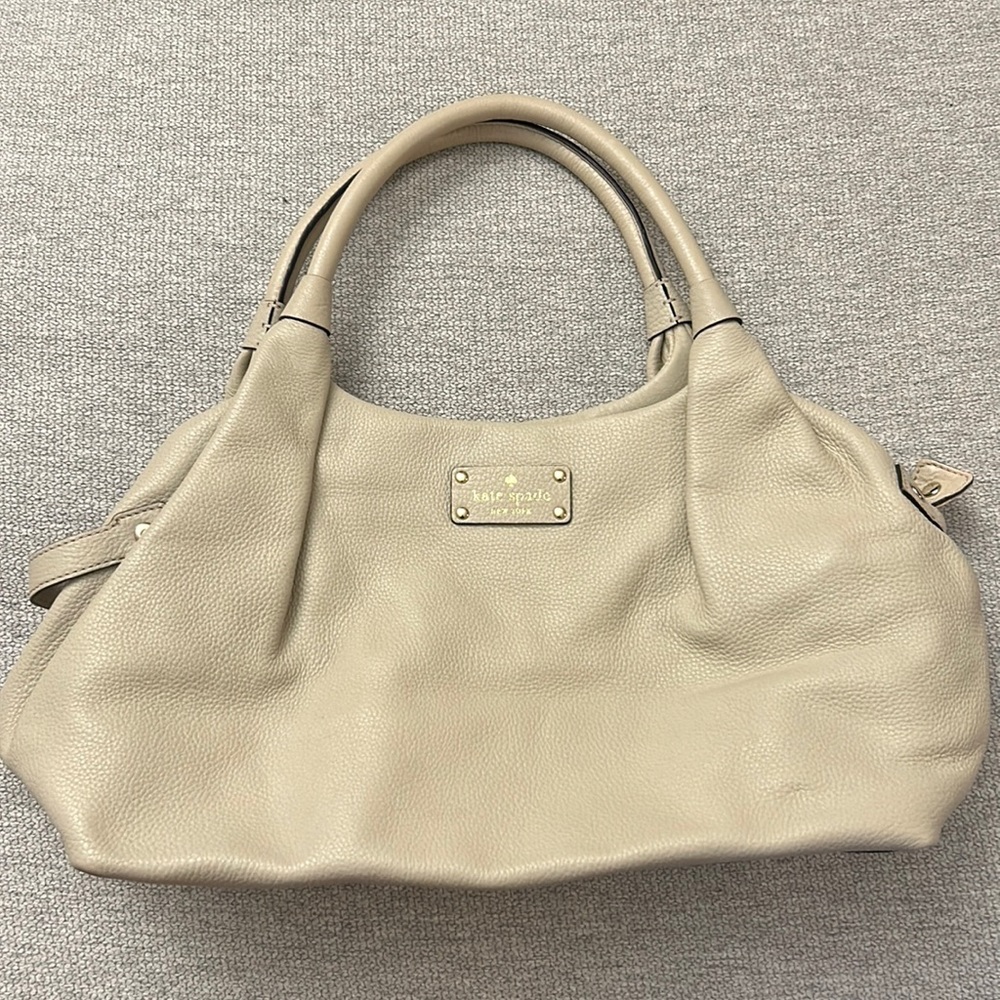 kate spade Beige Leather Shoulder Bag